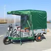 Tela para Techo de Triciclo Eléctrico Engrosada Totalmente Cerrada Lona Oxford Toldo Protector Solar Protección Solar Tela para Cochera Anti-Fugas Stock