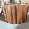 Jacuzzi Inteligente ao Ar Livre Cedro Vermelho Canadense Piscina Grande Surf Aquecida por Fogão a Lenha Fonte Termal Spa Spa