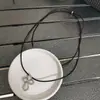 Collar Cruzado de Hip-Hop Resistente para Mujer, Concha Totalmente Incrustada de Diamantes, Cadena Larga para Sudadera, Cadena para Clavícula, Collar de Nicho de Alta Gama