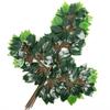 Folhas de galhos falsos artificiais Galhos de árvores Banyan Galhos de bordo vermelho Galhos de Ginkgo Folhas de bambu Engenharia de jardim Paisagismo Parque Plantio verde decorativo