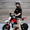 Nova moto elétrica grande para crianças de 3 a 10 anos, carro de brinquedo recarregável para crianças, bebê pode sentar na moto de duas rodas