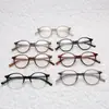 8173 Gafas de Montura Lisa Tr90 Marrón Frío Xiaohongshu Montura Redonda de Moda de Alta Gama para Mujer Montura para Gafas de Miopía para Hombre
