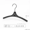 Cabides de Acrílico Preto para Lojas de Roupas Infantis, Logotipo Personalizado no Atacado para Lojas de Roupas, Cabides para Calças
