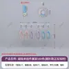 Suministro Transfronterizo de Tableros Transparentes de Acrílico para Exhibición de Uñas Artísticas, Muestrarios de Colores de Esmalte de Uñas, Soportes para Exhibición de Muestras de Uñas