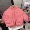 Ropa de Invierno para Niñas Acolchada de Algodón, Nueva Moda para Niños Ropa Corta de Pan, Cálida y Elegante, Ropa Acolchada de Algodón Gruesa y de Terciopelo