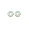 Tuerca hexagonal de rosca interna de plástico, venta al por mayor de fábrica, tuerca hexagonal métrica de plástico, tuerca de nailon negra M4