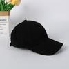 Gorra Otoño e Invierno para Mujer Cálida de Pana Gorra de Béisbol Mostrando la Cara Pequeña Grande Ala Ocio Viaje Gorra con Visera Comercio Exterior Mayoreo
