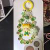 Encantos Originales Pop Mart Lindos para Hacer Manualidades con Cristal de Fresa y Hortensia para Correas de Teléfono, Colgantes de Bolsos y Colgantes de Coche