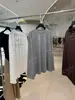 DestaqueRan26 Primavera/Verão Novo Linho Algodão Texturizado Fio Fino Silhueta Simples Malha Camiseta de Manga Curta