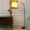 Lámpara de pie para sala de estar y dormitorio, lámpara de pie simple lateral de sofá, lámpara de pie de pesca de estilo nórdico, lámpara de pie moderna de moda