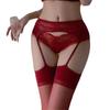 Lingerie Sexy Renda Meias Ligas Femininas Sexy Preto Seda Macacão Meias Ligas Entrepernas Abertas Não Precisa Tirar Branco Verão Fino