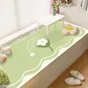 Tapete para Ventana Abuhardillada de Cuero Floral Fresco, Adecuado para Todas las Estaciones, Impermeable, Limpiable con Paño, No Requiere Lavado, Fácil de Cuidar, Tapete para Balcón al por Mayor