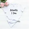 Realmente. Eu Posso Camiseta de Manga Curta Tendência de Rua Europeia e Americana Letra Inglesa AliExpress