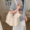 Bolsa de Tote de Lunares Estilo Francés 2025 Nueva Versión Coreana Bolso de Hombro, Estilo Perezoso Ins, Lindo Bolso de Hombro Japonés de Gran Capacidad