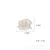 Fábrica rosa bordado tela pegatinas ropa sombrero accesorios aplique decorativo cortina funda de edredón parche para agujeros al por mayor