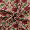 Estilo Palacio Europeo Floral en Relieve Jacquard de Seda Dorada Tela para Vestido Retro Chaleco de Vestido Hilo Teñido Tela para Sofá