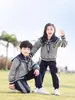 Traje de Jardín de Infancia Primavera y Otoño Dos Piezas Traje de Clase para Niños Uniforme Escolar para Estudiantes de Primaria y Secundaria Traje Deportivo Traje de Presentación Estilo Coreano