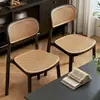 *2 encostos de cadeira de rattan sintético, design moderno e minimalista, adequados para uso doméstico, cafés, hamburguerias, cadeiras de jantar e mesas de escritório