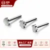 Aleación de Titanio F136 Base de Forma Especial Forma de Corazón de Estrella Rosca Interna Fondo Plano Base de Repuesto Pendientes Joyería para Labios y Uñas