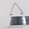 Fivela de Triângulo de Aço Inoxidável Fivela de Conexão Acessórios DIY Argola Aberta Argola Aberta Fivela de Triângulo Aberta para Pendurar