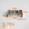 Luminaria LED de Techo Snap-On con Fijación de Acero Inoxidable, Triple Tubo Individual Integrado, Lámpara Triple a Prueba de Todo
