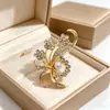 Broche de Tulipán de Zirconia de Alta Gama Xiliang Feizi Corsage de Tulipán Colorido Estilo Coreano Pin de Regalo Elegante Venta al por Mayor