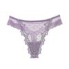 Renda Bordada com Flor Dissolúvel em Água Gline Roupa Íntima Feminina Renda Feminina Sexy Algodão no Fundilho Calça T-Line Calça T-Line