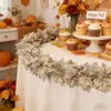 Guirnaldas de Hojas de Arce Artificiales al por Mayor para Halloween, Acción de Gracias, Decoraciones de Otoño y Festival de la Cosecha Decoraciones Artificiales
