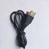 Manípulo PS4 com Cabo de Máquina Cabo de Dados USB Cabo de Carregamento Micro5P 1m Embalagem em Bolsa Preto Fosco Compatível com Jogo