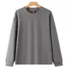Sudadera con Estampado de Piña de 320 g Manga Larga Unisex Primavera y Otoño 2024 Cuello Redondo Color Sólido Corte Holgado Puños Ajustados