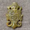 Fábrica de Origen Talla de Jade Colgante de Jade Colección y Juguete de Artículos Folclóricos Antiguos Jade Antiguo Jade Viejo Jade Envejecido Jadeíta Dragón