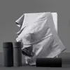 Ropa interior para hombre de alta gama, bóxers ajustados, antibacterianos, transpirables, de cintura media, color liso, versátiles, cómodos, amigables con la piel, ropa interior para hombre de algodón puro