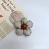 Tela de Puntos Coreana Flor de Cinco Pétalos Sombrero Infantil Accesorios para el Cabello Pasador Cuerda para el Cabello Accesorios Accesorios Accesorios para Bolsa de Regalo