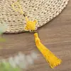 Adornos de nudo chino lugar escénico regalo especial colgante de borla tejido a mano estilo chino borla decoraciones de oficina