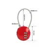 Candado de Cable de Acero, Candado de Contraseña, Casco, Maleta, Candado Impermeable Antirrobo para el Hogar, Candado para Armario Pequeño de Dormitorio Estudiantil