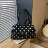 Bolsa de Mão, Bolsa de Ombro, Bolsa Tote, Bolsa para o Trabalho, Bolsa Saco Versátil, Design de Bolinhas Nicho Estilo Coreano Novo, Primavera/Verão 2026