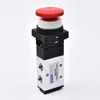 Válvula Mecánica de Cinco Vías y Dos Posiciones Jmj-01-02-03-04 Tipo Botón Pulsador Tipo Rodillo Válvula Neumática Válvula Solenoide