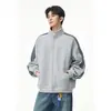 Novo Cardigan Moletom Casual de Alta Qualidade Masculino Outono/Inverno 2026 - Algodão Chinês 400G Jaqueta Fashion Listrada Tendência