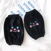 Otoño e invierno Nuevo lindo caricatura estudiante manguito protector estilo coreano anti-manchas felpa corto celebridad de internet anti-suciedad manguito protector ins moda