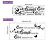 Venda Quente Transfronteiriça Live Love Laugh Borboleta Letras Adesivos de Parede Removíveis Quarto Sala de Estar Layout de Fundo Pintura