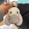 Celebridad de Internet Imitación Piel de Visón Conejo Lindo Colgante Llavero de Coche Decoración de Bolso Muñeco de Peluche Regalo para Pareja