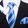 Corbata de Hombre de 8 cm para Negocios y Boda, Corbata Formal Jacquard Rayada, Sensación de Lujo, en Stock para Suministro Directo