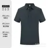 Camisa Polo de Nylon Waffle com Lapela Estampada Personalizada Logo Corporativo Elegante Uniforme de Fábrica Roupas de Trabalho Camiseta Bordar