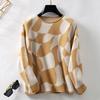 Suéter de gola alta de cor de chuva chuvosa europeu e americano Outono e inverno feminino Nova moda casual solto Roll-up suéter transfronteiriço para mulheres