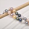 Perlas de Imitación de Aguas Profundas Sueltas de 4/6/8/10 mm, Cuentas Redondas de Colores, Perlas de Vidrio, Accesorios para Joyería Hecha a Mano DIY