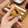 Boa Sorte Laranja Madeira Maciça Esculpida Ornamento de Mesa Pet de Chá Criativo Jogador de Chá Sortudo Decoração de Casa Presente