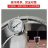 Termómetro bimetálico acero inoxidable radial universal puntero caldera tubería horno termómetro industrial destilador