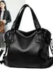 Bolso Retro de Comercio Exterior Transfronterizo para Mujer Nuevo Color Sólido Simple para Viaje de Negocios Gran Capacidad Bolso de Madre Bolso de Hombro Cruzado