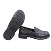 Zapatos Retro de Cuña Casuales Slip-On Loafers Primavera 2024 Nuevo Estilo Británico Zapatos Pequeños de Cuero Zapatos de Moda para Mujer