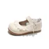 Novos Sapatos Infantis para Meninas Pequenas para Primavera e Outono de 2026, Doces Sapatos de Princesa com Babados, Estilo Coreano, Sapatilhas Modernas e Versáteis para Meninas